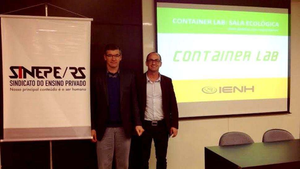 Projeto “Container Lab: Sala Ecológica” é defendido no Prêmio Responsabilidade Social do SINEPE