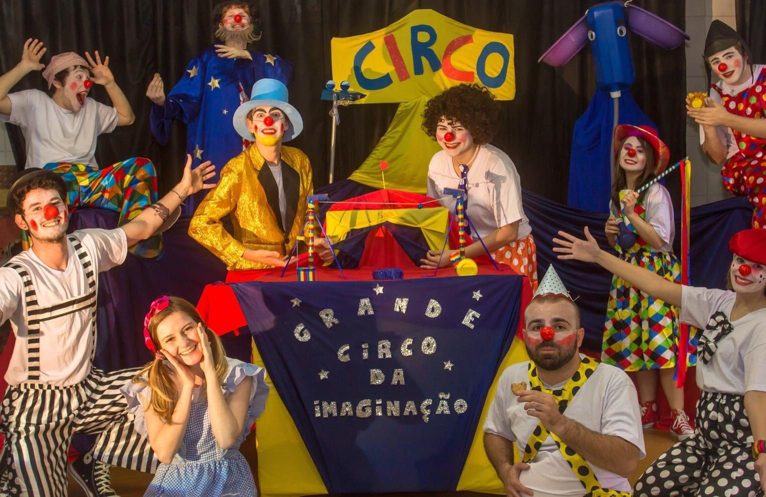 Espetáculo “O grande circo da imaginação” pode ser conferido na Fundação Evangélica