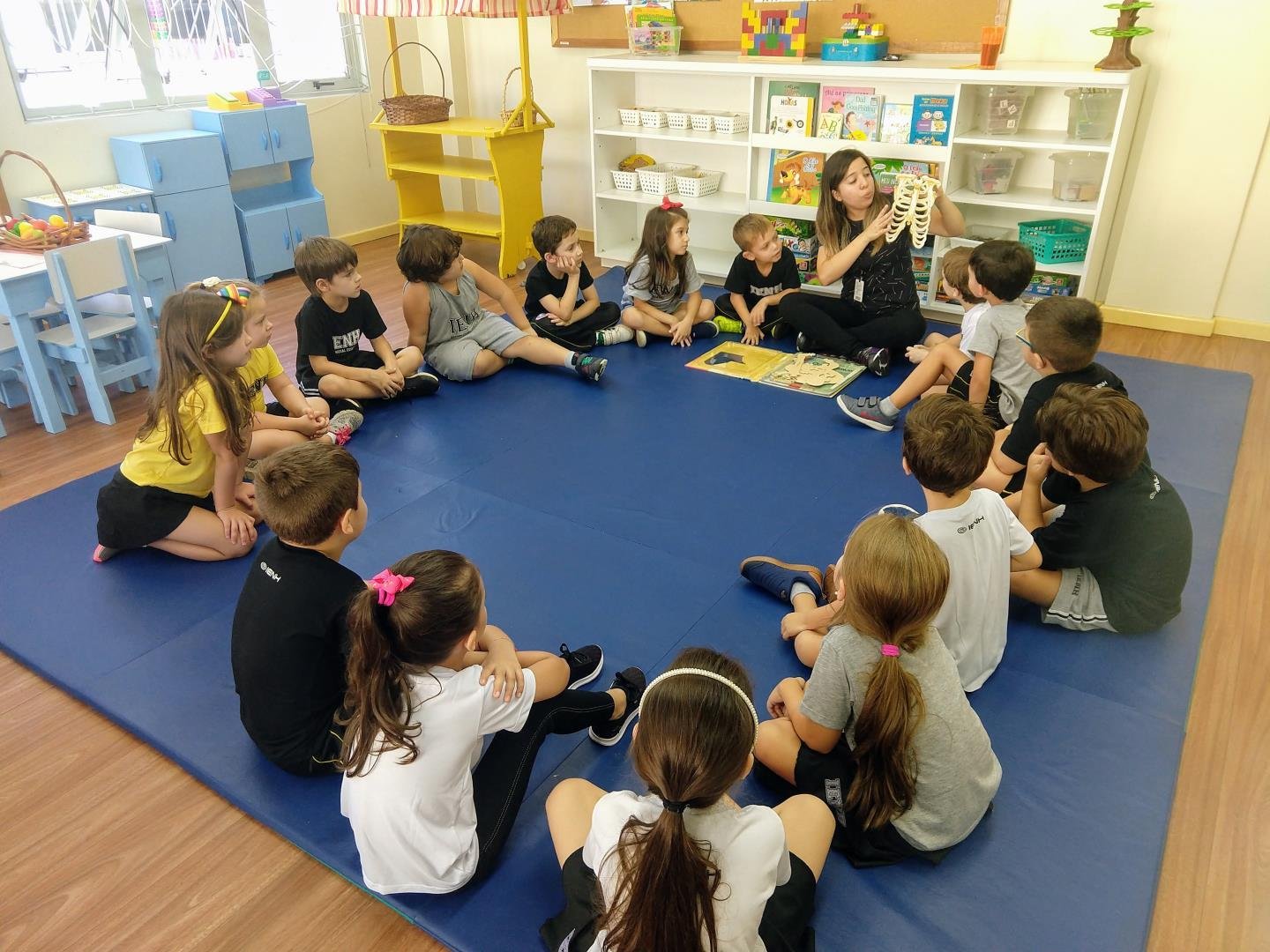 “O incrível corpo humano” é tema de estudos do Nível 5B da Educação Infantil