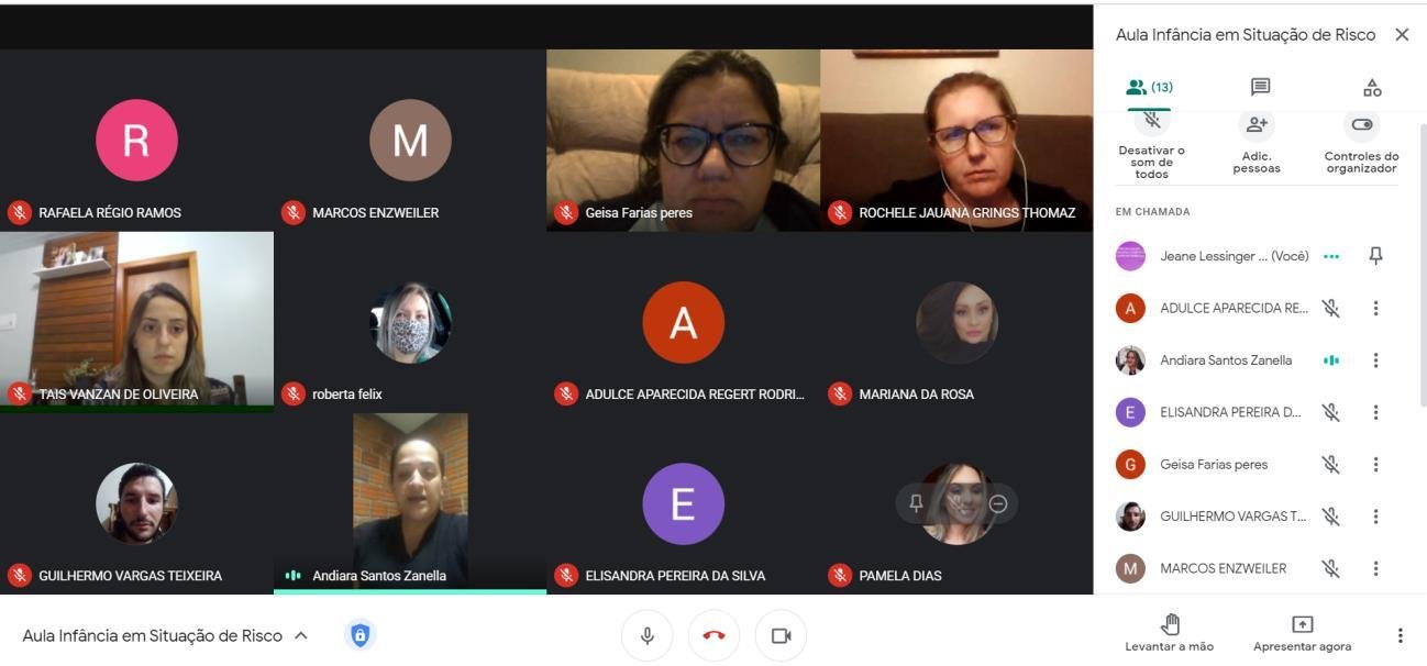 Curso de Psicologia debate “Infância em situação de risco” em roda de conversa on-line