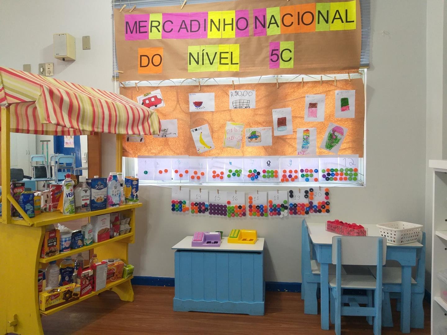 Crianças do Nível 5C – Unidade Pindorama criam mercado fictício